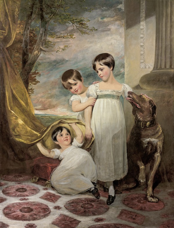 Portrait of Catherine (1811-1877), Selina (1812 - 1883) and Louisa Jenkinson (1814 - 1887), daughters of Charles Cecil Cope Jenkinson, later 3rd Earl of Liverpool
