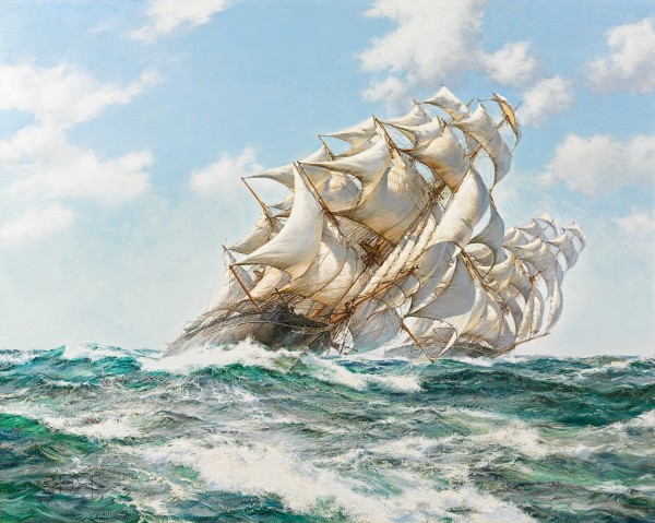 The China Tea Clippers Ariel and Taeping on 5th September 1866