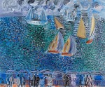 Raoul Dufy - La promenade au bord de la mer, Sainte-Adresse