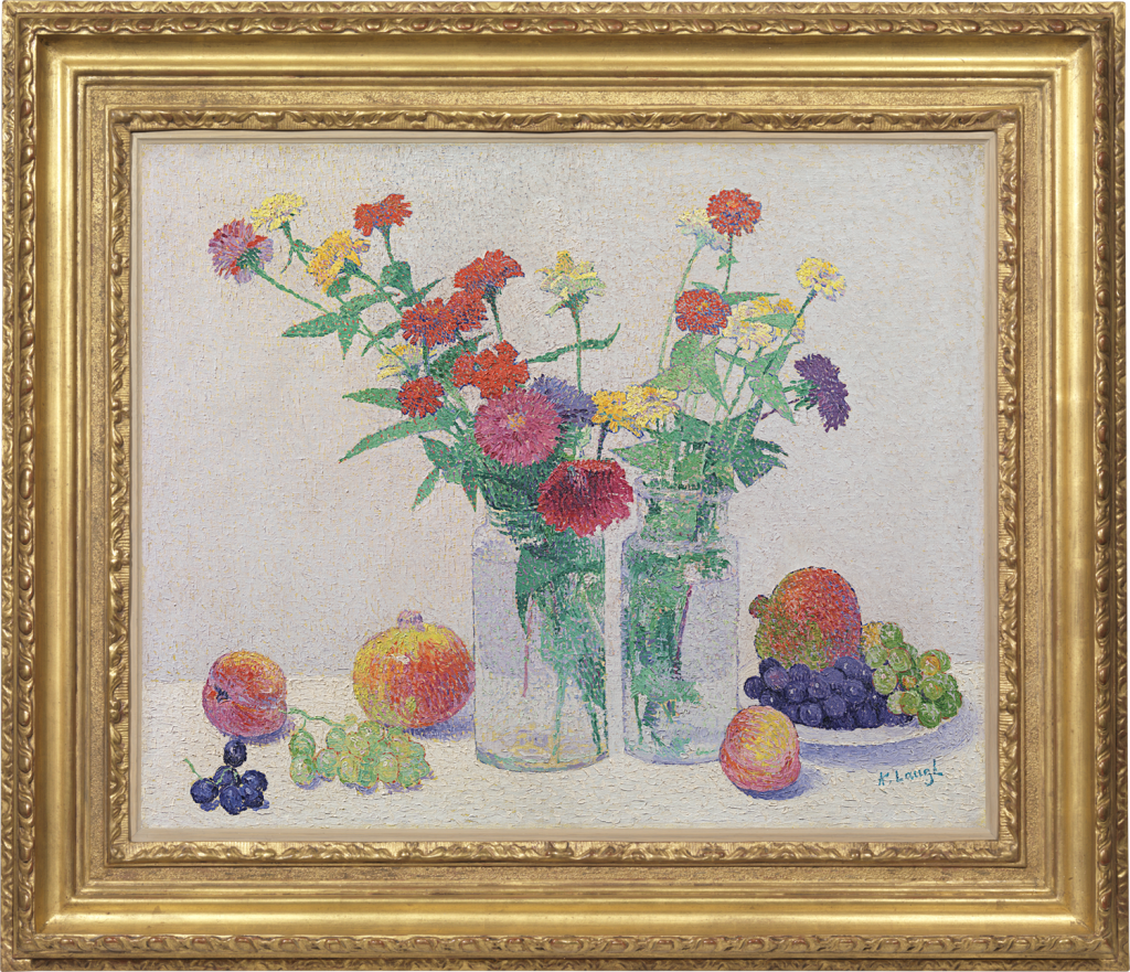 Achille Laugé - Nature morte aux grenades