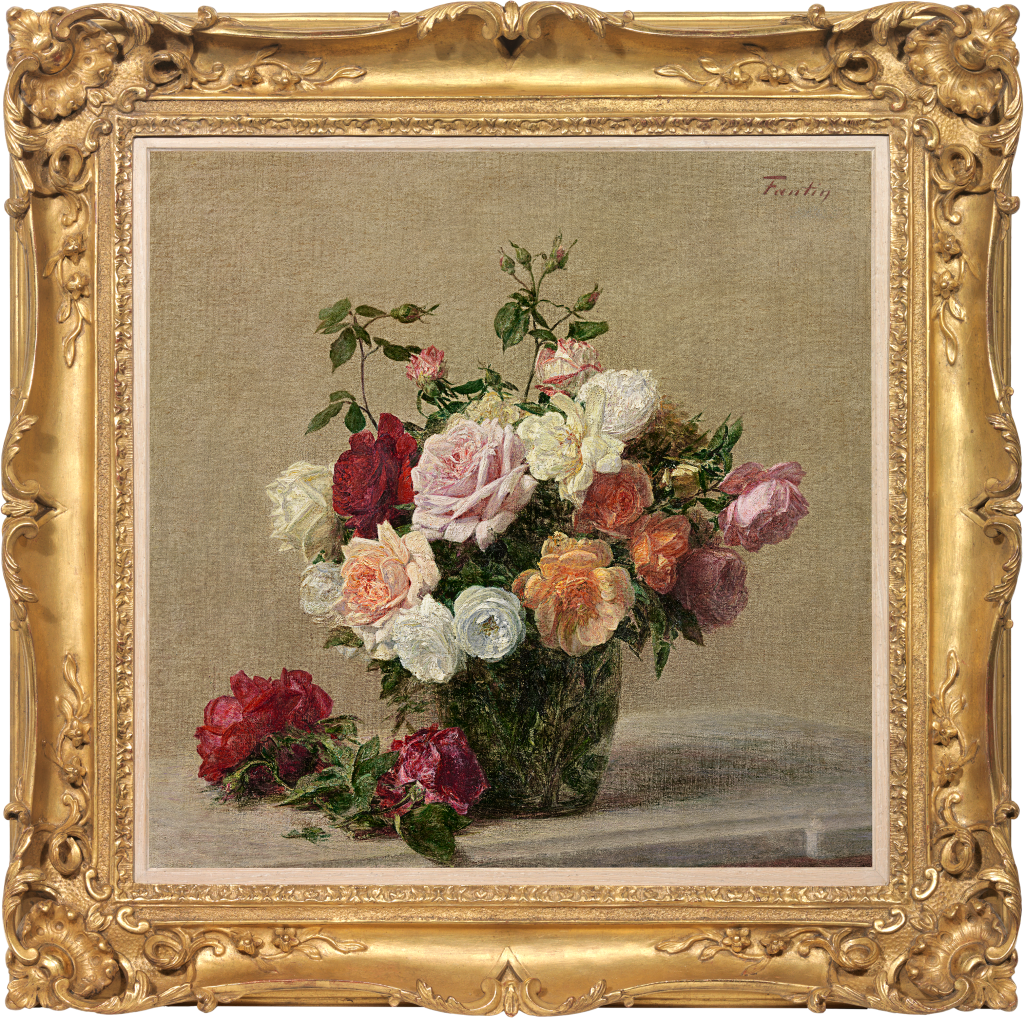 Henri Fantin-Latour - Roses dans une boule de verre